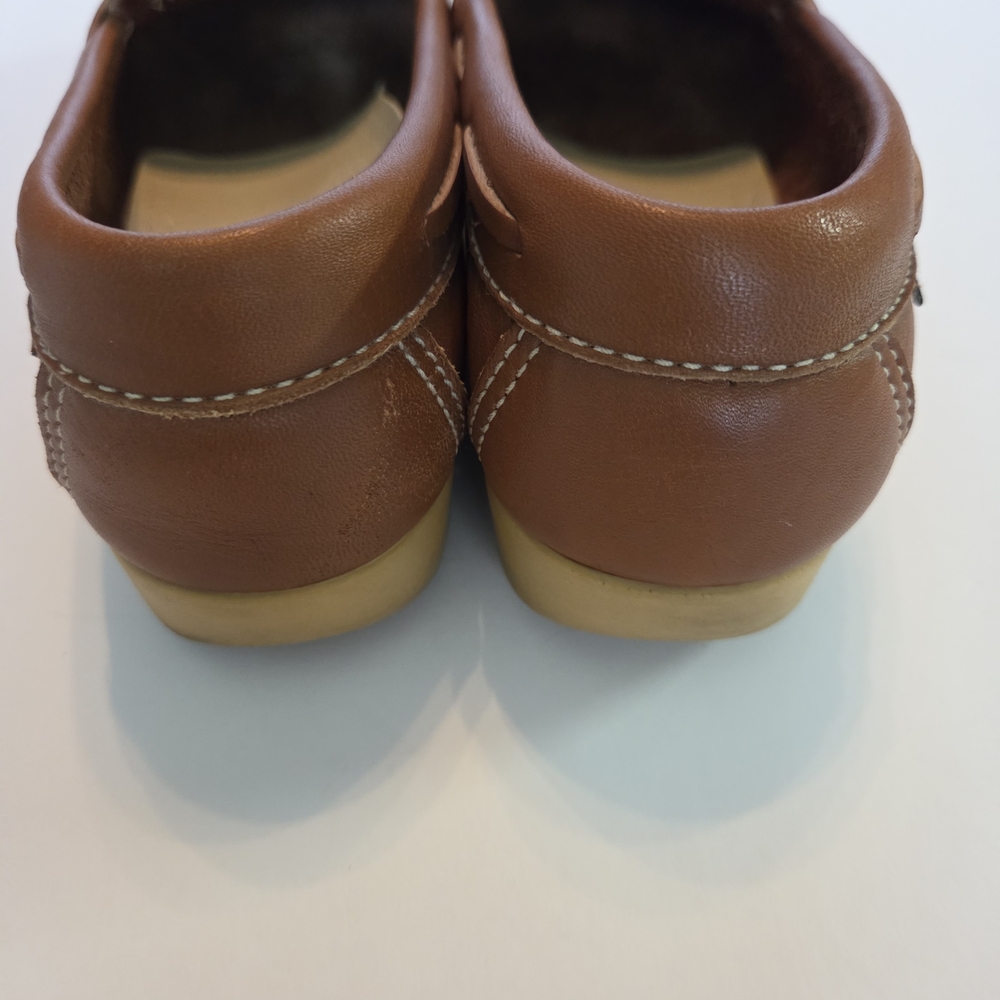 SAS Women's Tan Leather Loafers - Picture 4 of 12